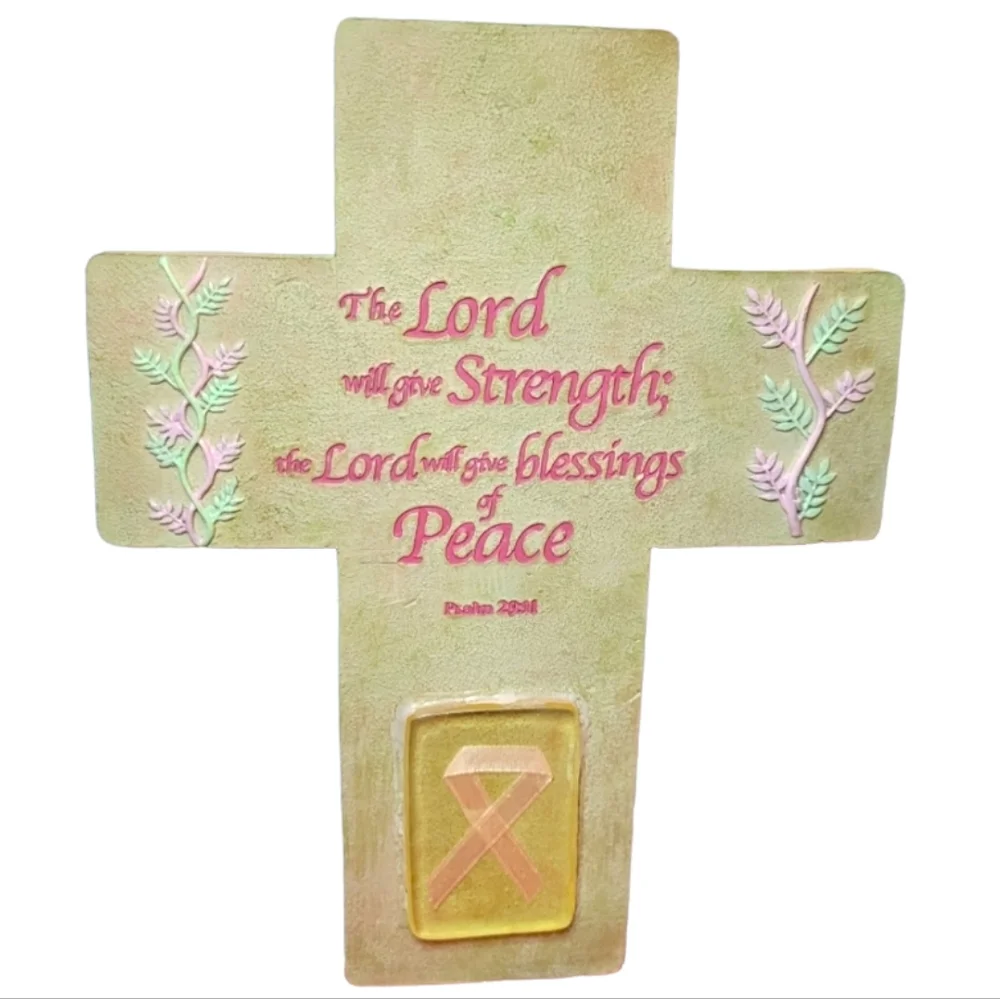 🎄 Cross Psalm 29:11 Lord Gives Strength, Blessings Of Peace. REMEMBER UR LOVED